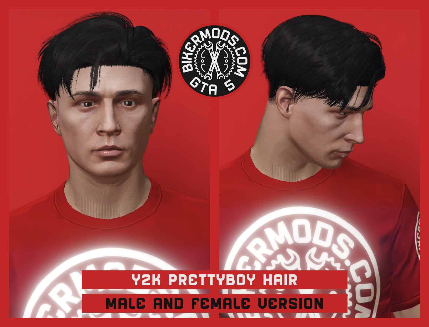 Y2K Pretty Boy Hair