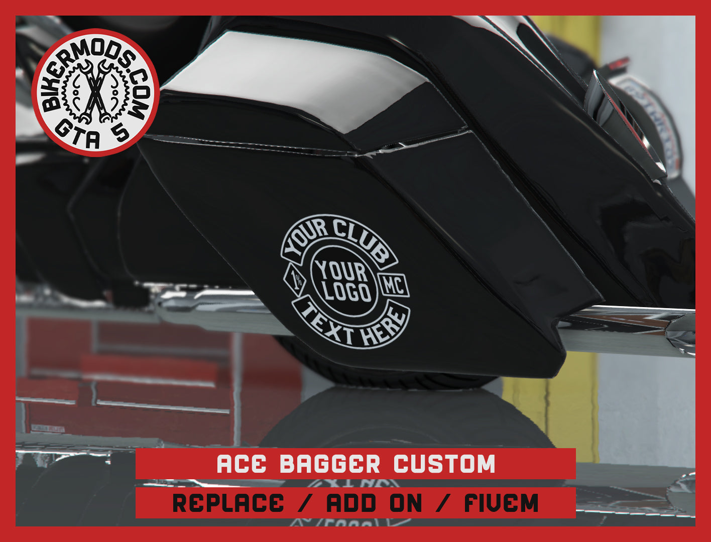 Ace Bagger Custom (Replace / Add On / FiveM) 190k Poly