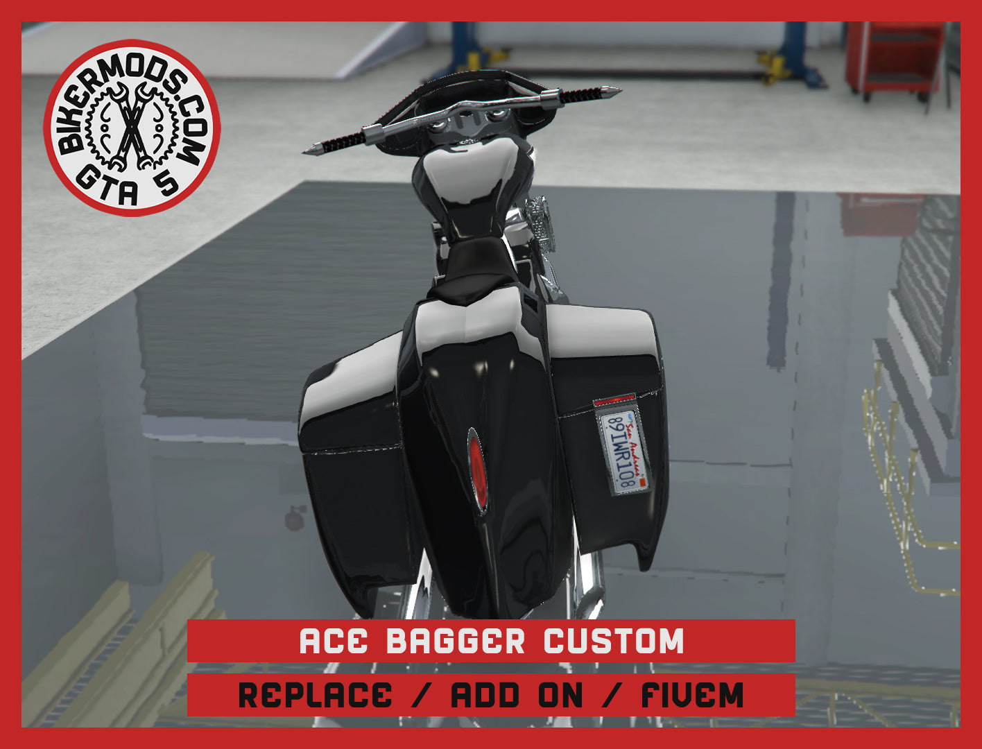 Ace Bagger Custom (Replace / Add On / FiveM) 190k Poly