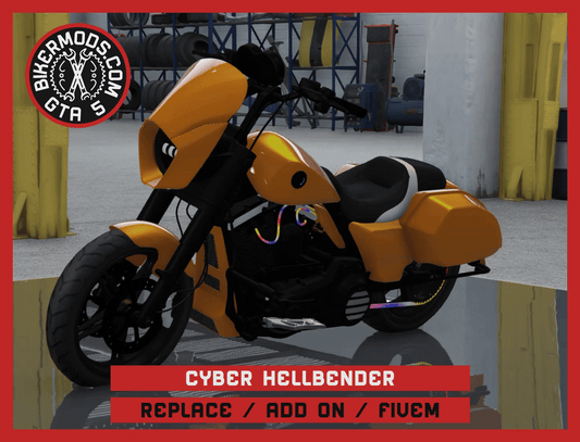 Cyber Hellbender (Replace / Add On / FiveM) Animated RGB Lights 301k Poly