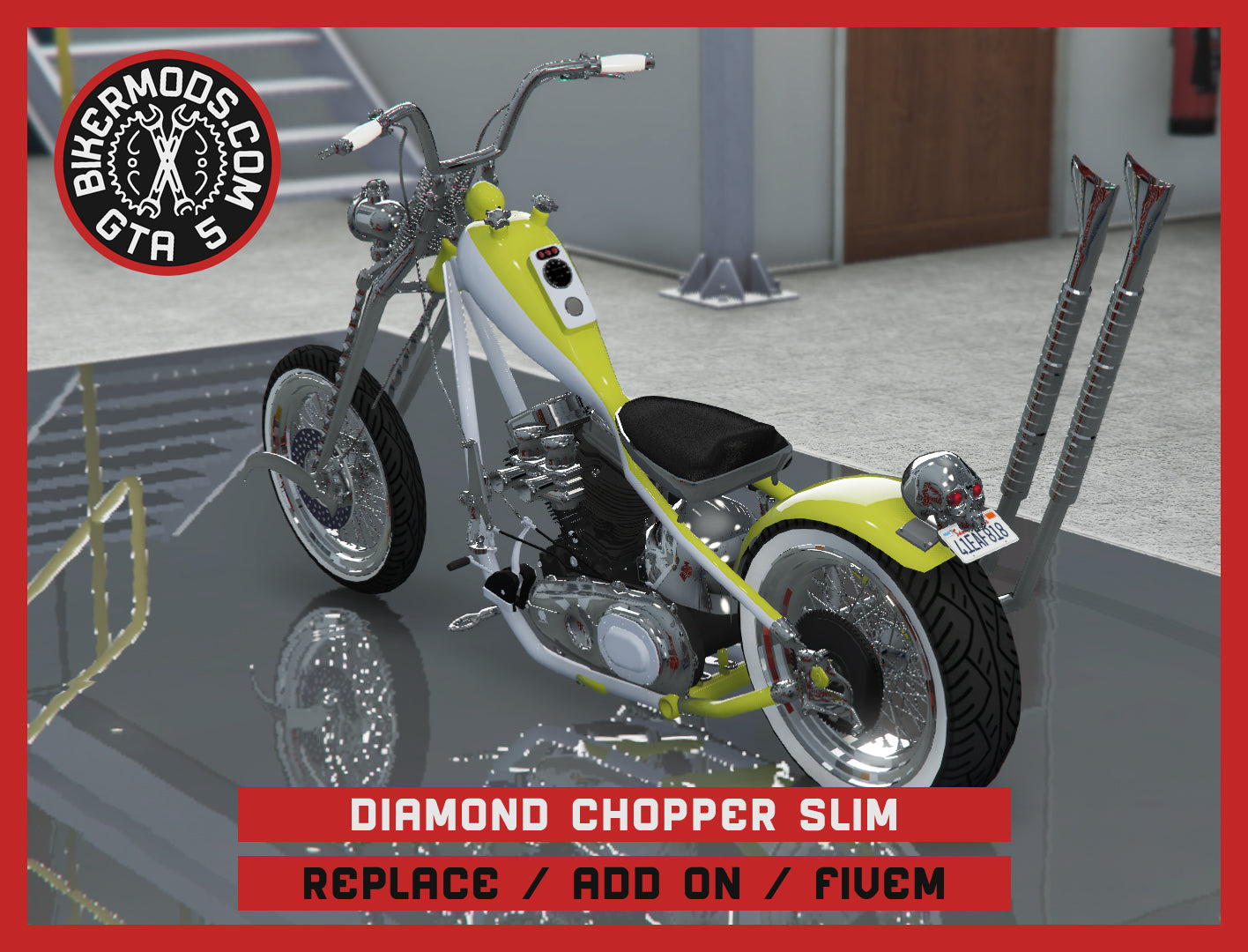 Diamond Chopper Slim (Replace / Add On / FiveM) 212k Poly