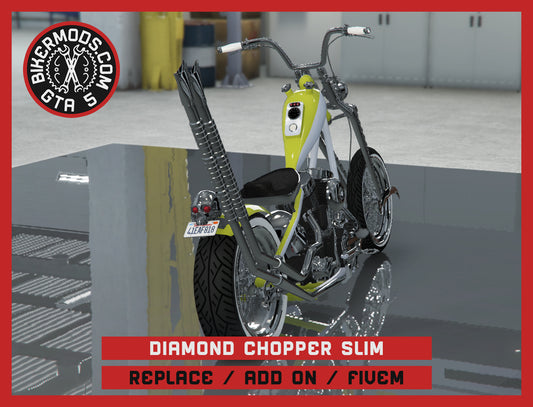 Diamond Chopper Slim (Replace / Add On / FiveM) 212k Poly
