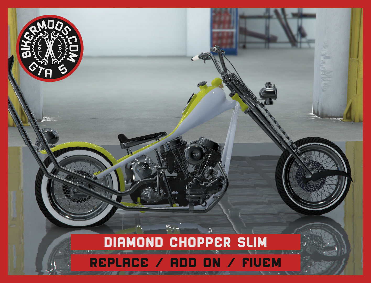 Diamond Chopper Slim (Replace / Add On / FiveM) 212k Poly