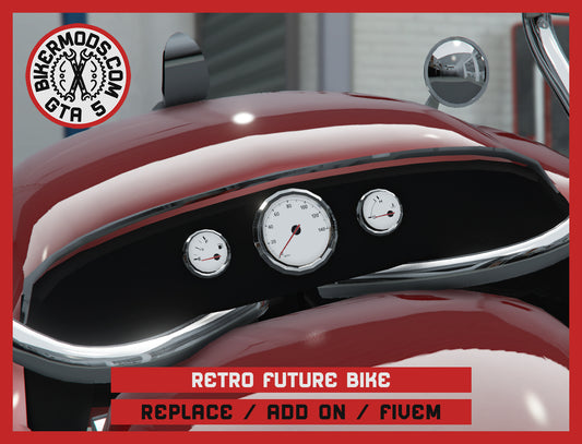 Retro Future Bike (Replace / Add On / FiveM) 181k Poly