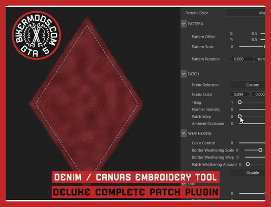 2025 NEW Denim / Canvas / Weathered Embroidery Master Tool (Deluxe Complete Patch Plugin) Amazing NEW FEATURES!